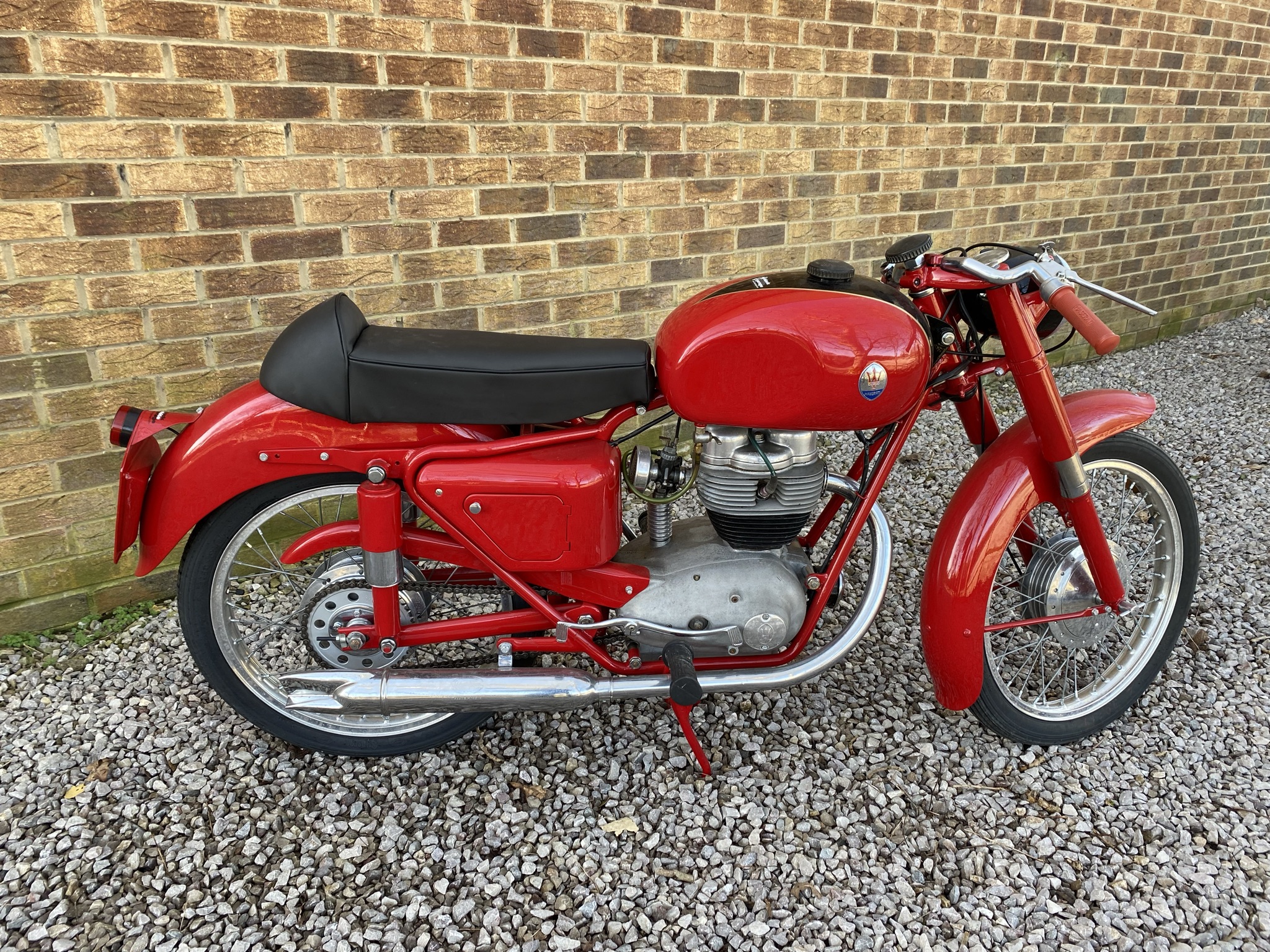 Two-wheeled Maserati for sale at National Motorcycle Museum auction